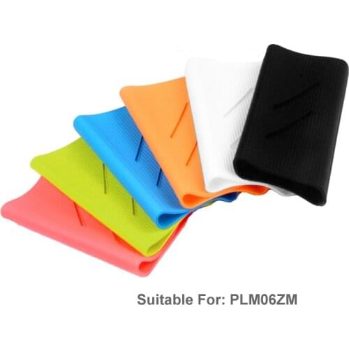 Silicone Protector Case Cover Skin Shell for Xiaomi Xiao Mi Xiomi 20000mAh Power Bank 2C PLM06ZM Powerbank Accessories