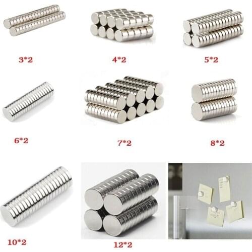 Small Round Strong Magnet 3X2 4x2 6x1 6x2mm Rare Earth Neodymium Powerful Magnet