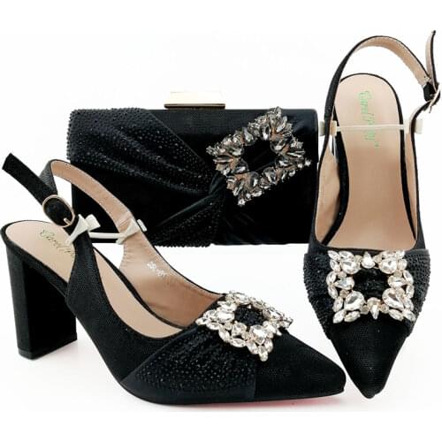 Purple Color Royal Wedding Clutch Bag Match African Women Shoes and Bag Matching Set Italian Shoes and Bag Match To Party