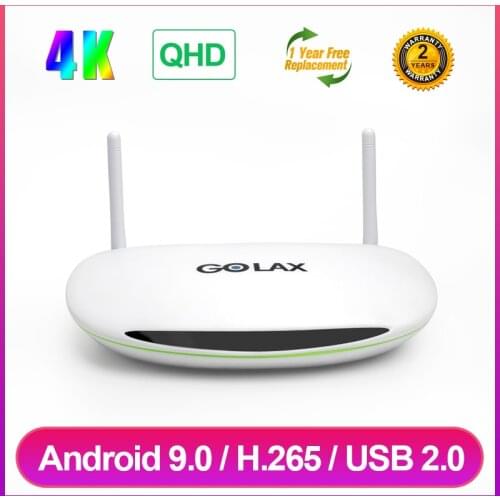 Golax M1 Android TV Box S905W Quad Core QHD Smart tv box 4k Media Player Android 9.0 2.4G Wifi 1GB 8GB TVBox