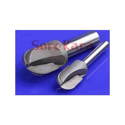 1/4"*7/8" Drill Round Nose Bit Router Bit Milling Cutter CNC Carving Tools For Woodworking