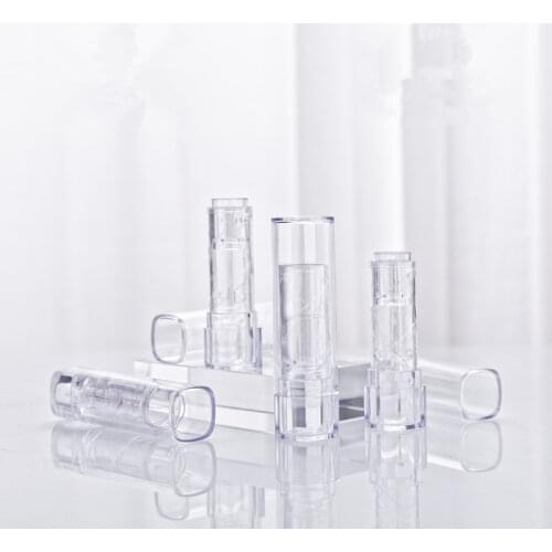 10/20/30/50pcs 12.1mm Clear Empty Lipstick Tubes Container High Quality DIY Lip Balm Tube Cosmetic Bottle