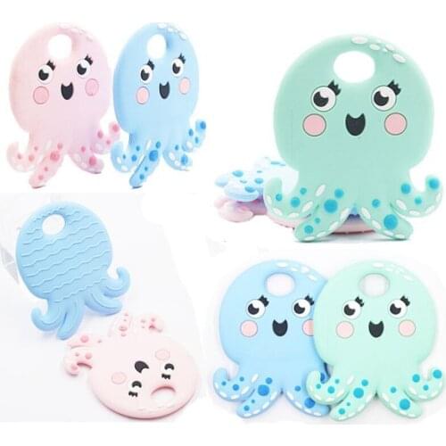 20pcs of baby care soft safety teeth gutta cartoon animal model silicone DIY pacifier clip toy necklace pendant silicone teether