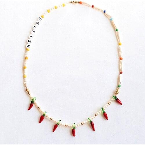 2020 New Trend Irregular Freshwater Pearl Necklace Personalized Customization Charm Jewelry Christmas Gift For Friends wholesale