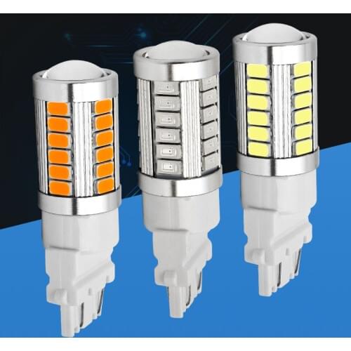 3157 P27/7W 33 smd 5630 5730 LED car Brake Lights motor daytime running light Turn Signal 3156 3057 3456 3757 RED YELLOW AMBER