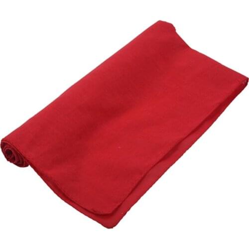 Fancy Plain Bandana 100% Cotton Head Neck Wrist Wrap Neckerchief Scarf 12 Color Colour:Red