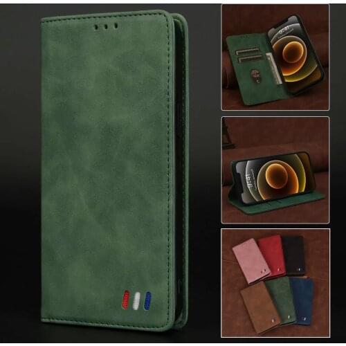 Flip Leather Purse Case for IPhone XR X XS 12 Mini 11 Pro Max SE 2020 Magnetic Wallet Card Cover for IPhone 8 7 Plus Coque Bags