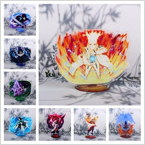 Anime Naruto Finger Toys Uzumaki Kakashi Sasuke Itachi Gaara Jiraiya Obito Orochimaru Sakura Acrylic Decoration Gifts Kids Toys