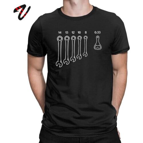 Swag Tees Tops The Just Wrench That I Need T Shirt For Men Beer Mechanic Short Sleeve O Neck 100% Cotton Tee Shirt Funny T-Shirt