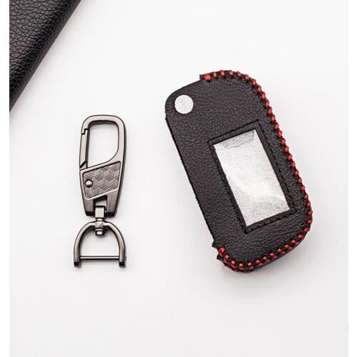 Hot Sale Carrying Leather Key Case for Starline Folding A93 A63 A39 A93 Folding Car Flip Remote Fob Cover