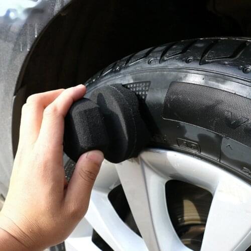 Car Wax Polishing Sponge Hexagonal Grip Applicator Hand Tire Wax Sponge Car Wash