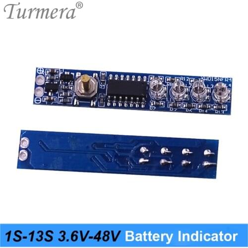 Battery indicator 1S 4.2V 2S 8.4V 3S 12.6V 4S 16.8V 5S 21V 24V 36V 48V Lithium Battery Capacity Display Module for Screwdriver A