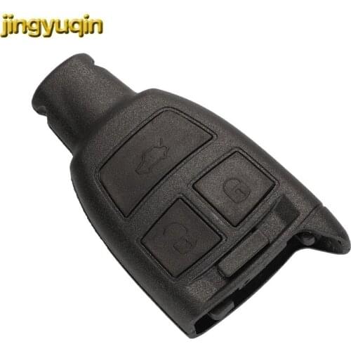 Jingyuqin 5pcs Remote Car Key Fob Shell For Fiat Croma Bravo Punto With SIP22 Emergency Blade 3 Buttons Smart Keyless Entry