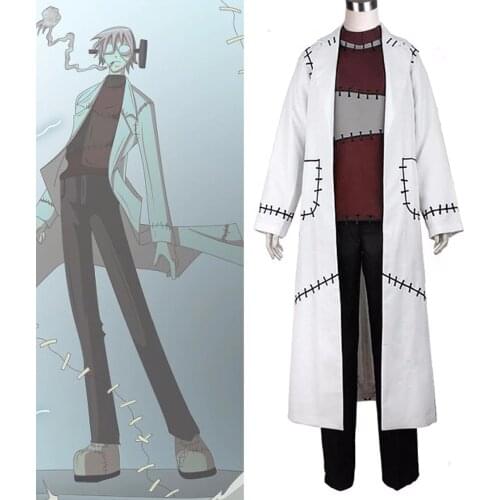 Anime Soul Eater Franken Stein Doctor Cosplay Costume
