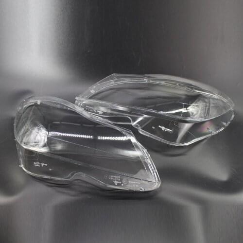 Pair of Headligt Lens Cover Fit for Mercedes Benz C Class W204 2011-2015