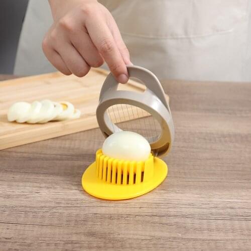 Kitchen Tools Egg Slicer Slicing Gadgets Cut Eggs Cutter Stainless Steel Accessories Slicers Multifunction Shaper Bento Mold
