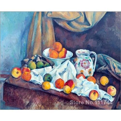 Still life with apples paintings by Paul Cezanne Nature morte Canvas art High quality Hand painted