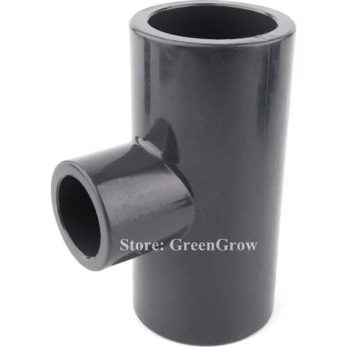 1pc 40~63mm To 20~50mm Hi-Quality UPVC Reducing Tee Connector Garden Water Pipe Connectors Aquarium Tank Industrial Tube Joints
