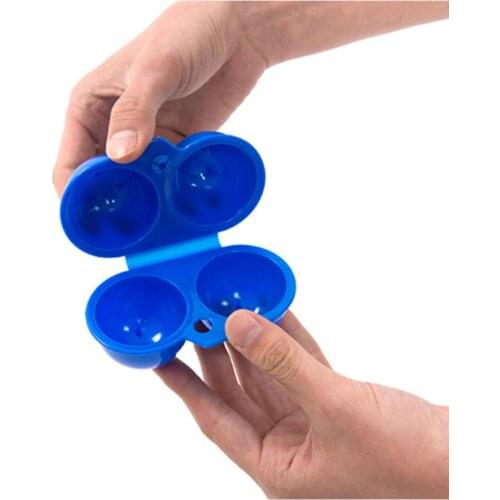 Portable Grid Egg Storage Tray Box Carrier Folding Carton Holder for Outdoor Camping Picnic BBQ JS22