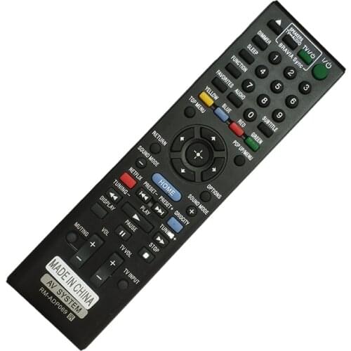 Remote Control For Sony AV BDV-E2100 BDV-E3100 BDV-E6100 RM-ADP076 RM-ADP089 BDV-E4100