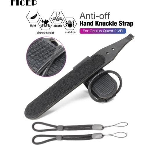 For Oculus Quest 2 Anti-off Hand Knuckle Strap VR Touch Controller Adjustable Handle Grip Wrist Belt Strap For Oculus Quest2