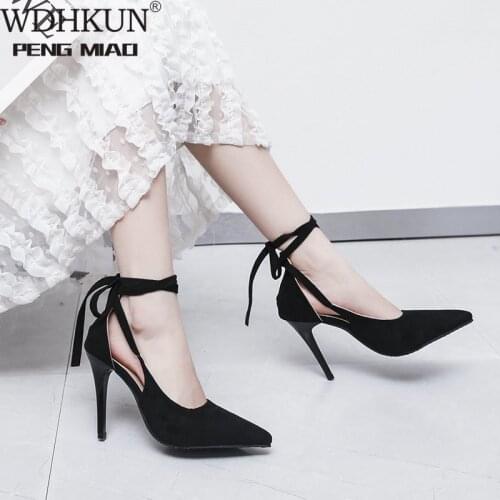 SEXY New Red Black Gladiator Sandals Womens Shoes 10cm Super High Heels Summer Women Sandals Sexy Shoes Casual Ankle Strap 43