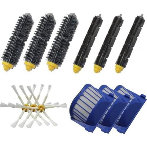 Replacement Filters & Beater Bristle Brushes & Side Brushes For Irobot Roomba 600 Series 620 630 650 660 680 Vacuum Cleaner#db4