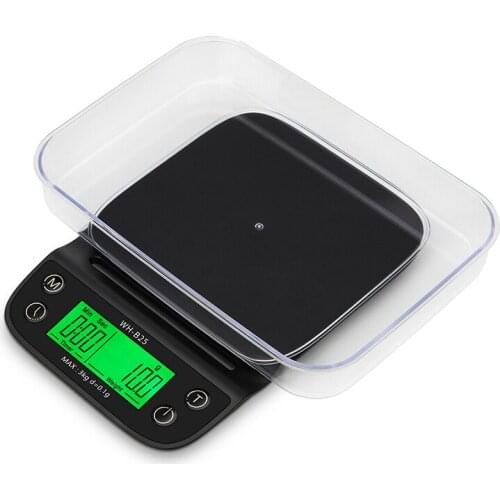 LED Scales CoffeeCoffee Jewelry Electronic Scale LCD Digital High Definition Kitchen Scales Precision Household Tools