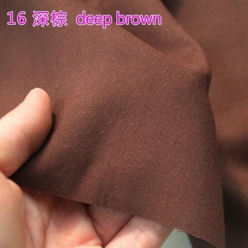 Deep brown Viscose Fabric Silk Artificial Cotton Fabric Skirt Scarf Apperal Hijab Rayon Fabric 60" Wide Sold By The Yard