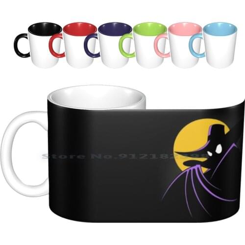The Terror That Flaps In The Night Ceramic Mugs Coffee Cups Milk Tea Mug Tales Dark Knight Superhero Comics Cartoon Animation