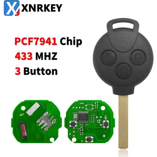 Car Remote Key Fit for Mercedes-Benz Smart Smart Fortwo 451 2007 2008 2009 2010 2011 2012 2013