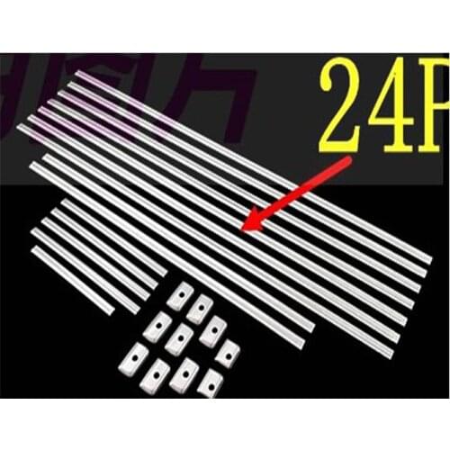 For previa estima ACR50 Car Seat Slide Track Stainless Steel Bright Strip