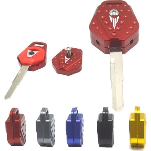 For Yamaha MT01 MT15 MT25 MT03 MT07 MT09 MT10 keys cap decoration Motorcycle Modification Aluminum alloy key Protective cover