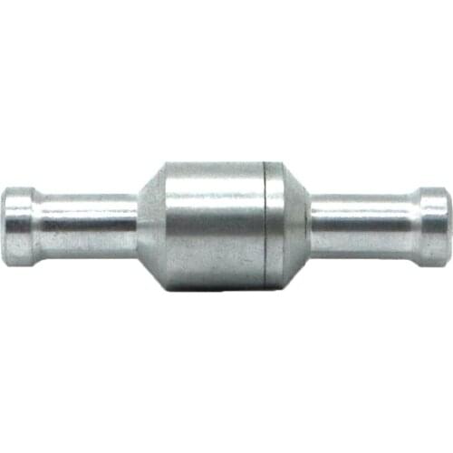 1x Petrol Oil Fuel Non Return One Way Check Valve Aluminium Alloy for Car Vacuum Hose Oil Water Pumps for Car Accessories 5/8mm