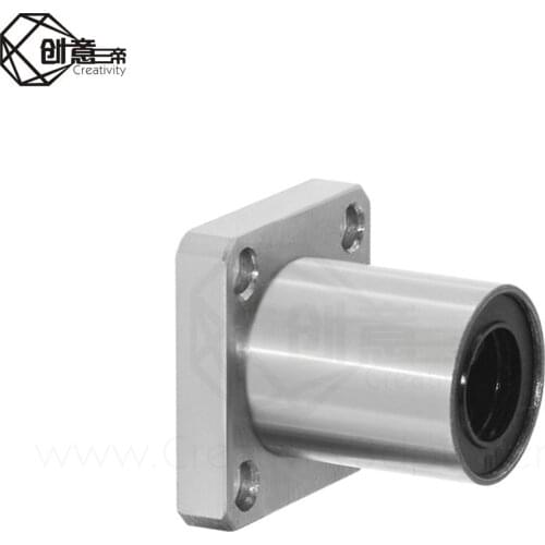 3D Bearing buddy caps LMK8UU LMK12UU CNC Round Flanged Type Linear Bushing For 3D Printer Parts Rail Linear Shaft Part Brush