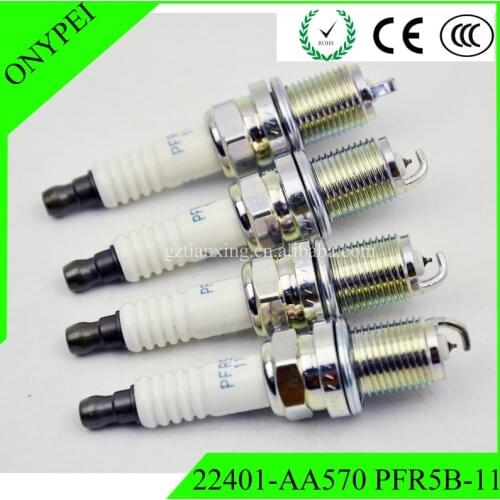 Free Shipping Spark Plug PFR5B-11 22401-AA570 For Subaru Legacy Outback Infiniti G20 Q45 22401 AA570 PFR5B 11