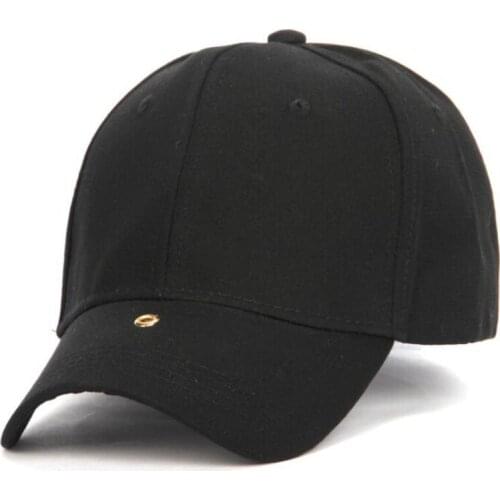 Seioum Black Adult Unisex Casual Solid Baseball Caps Adjustable Snapback hats for men white mens baseball cap dadcap cap