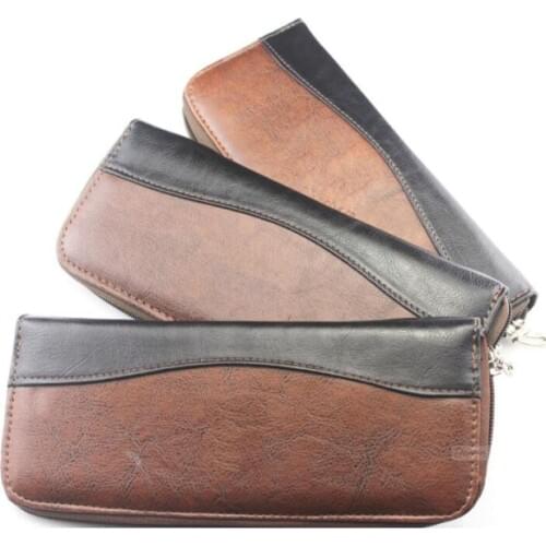 1pc High quality Leather scissors bag barber hair salon case hairdresser supplies styling tools tesoura accessories