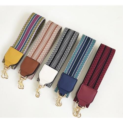 Colorful Women Bag Straps Handbag Belt Wide Shoulder Bag Strap Replacement Strap Accessory Bag Part Belt For Bags 100cm