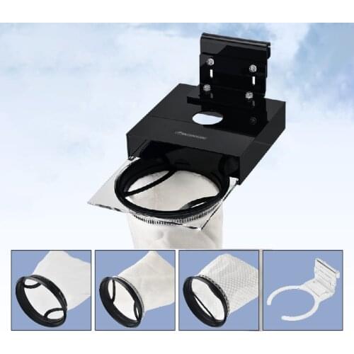 DW Aquarium Filter Socks Holders Rack Fish Tank Filters Sump Socks Bag Basket Holder 7inch Plastic Clear