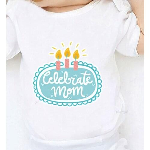 Newborn Baby Clothes Kids Girl Boys Winter Mom Printing Romper for Babies Infant One Piece Toddler Jumpsuit Short Sleeve