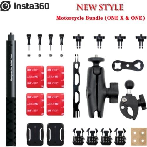 Insta360 ONE X2 Motorcycle Bundle/Accessory and insta360 one x,ONE R Selfie Stick for Insta360 ONE X and ONE and ONE R