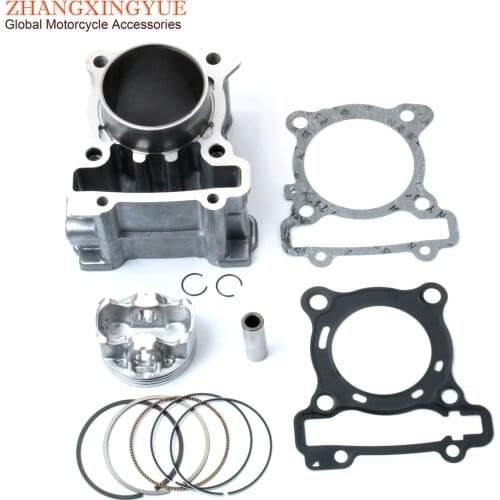 Scooter 62mm Big Bore Racing Cylinder Kit for Yamaha N Max Nmax 155 Aerox TRICITY R15 NVX 155cc to 183cc 2DP