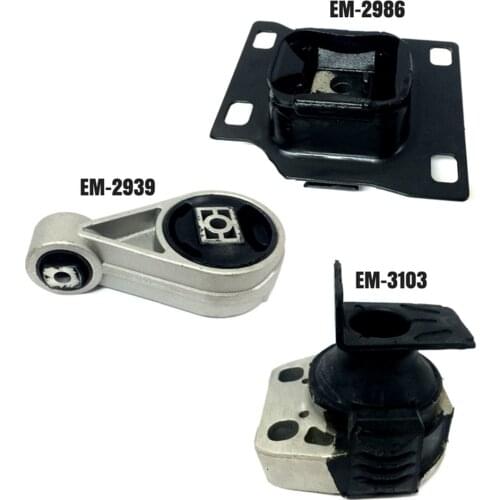 3Pcs Front Right Engine Motor Transmission Mount 3103 2939 2986 for Ford Focus 2.0L Auto Trans 2005 2006 2007 Motor Mounts