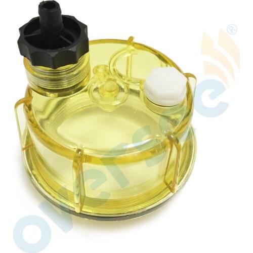 Boat E0-187922 Fuel Filter Water Separator Bowl Marine Engine Fuel Water Separator Clear Bowl