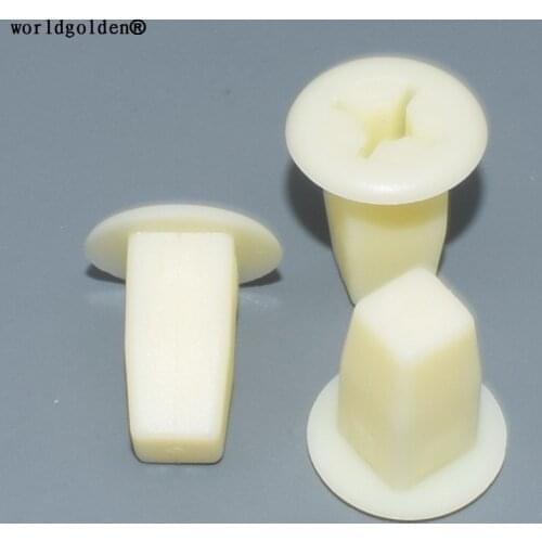 Worldgolden 10pcs auto clip Screw Grommet #8 Screw Size for Toyota#90189-06042,Honda#90661-SC7-0030,Mazda#H001-50-841