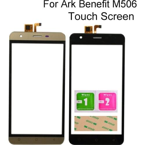 Mobile TouchScreen For Ark Benefit M506 Touch Screen Digitizer Panel Sensor Tools 3M Glue Wipes Touch