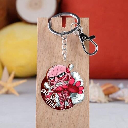 Attack on Titan Role Fashion Anime Acrylic Key Chains Cartoon Keyring Keychain Pendant Keyholder Unisex Gifts NEW
