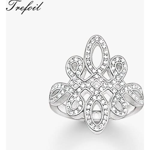 Love Knot Bands Rings, 925 Sterling Silver Fashion Jewelry Trendy Party Gift For Women Girls 2018 New