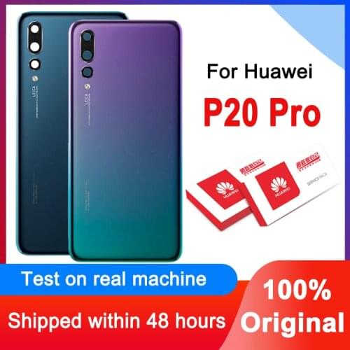 Original Back Cover Battery For Huawei P20 Pro Back Housing Replacement With Camera Lens For Huawei P20 Pro Rear Cover With Logo